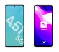 smartphones 5G, galaxy a51 ou Mi 10 Lite