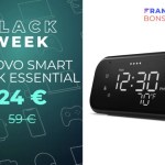 Le réveil intelligent Lenovo Smart Clock Essential coûte déjà moins de 25 €