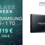 Le SSD Samsung T5 avec 500 Go ou 1 To de stockage est au plus bas