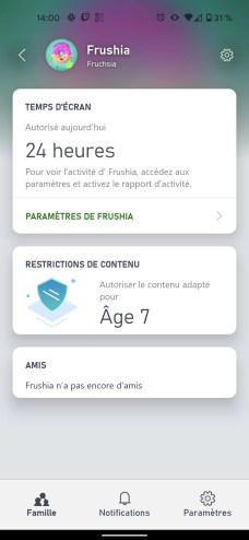 L'application présente les informations importantes // Source : Frandroid