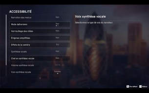 Les réglages d'accessibilité dans Watch Dogs Legion