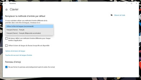 Changer de clavier sur Windows 10 (5)