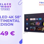 Un TV QLED à 450 € pour le Black Friday ? C’est possible chez Cdiscount