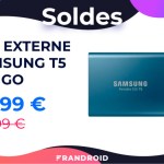 Le très bon SSD externe Samsung T5 de 500 Go est soldé à -33 %