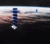 Les satellites Starlink dans l'espace