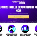 Amazon Music Unlimited Offre Famille