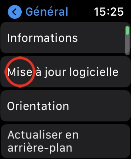 Comment Mettre à Jour son Apple Watch avec l'a seule montre 04