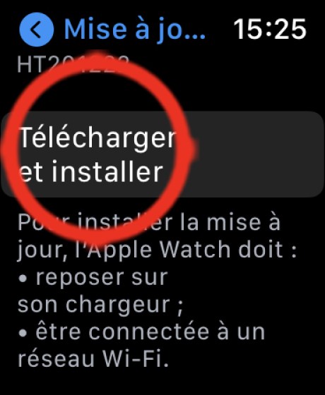 Comment Mettre à Jour son Apple Watch avec l'a seule montre 06