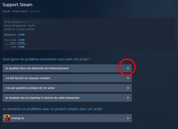 Comment se faire rembourser un jeu Steam 04