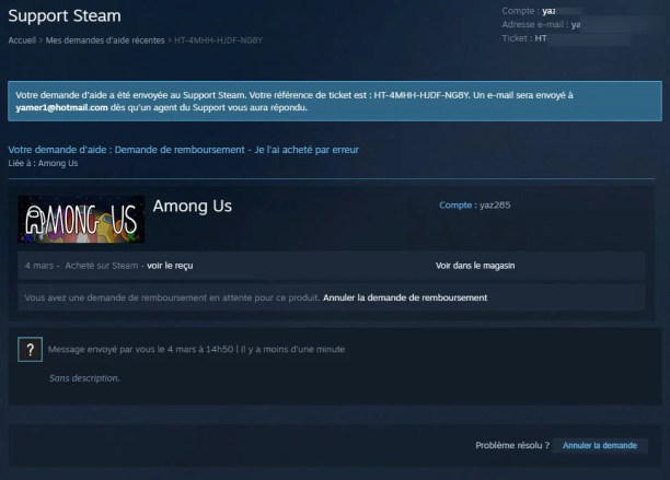 Comment se faire rembourser un jeu Steam 10