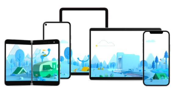 Flutter permet de développer des apps multisupports // Source : Google