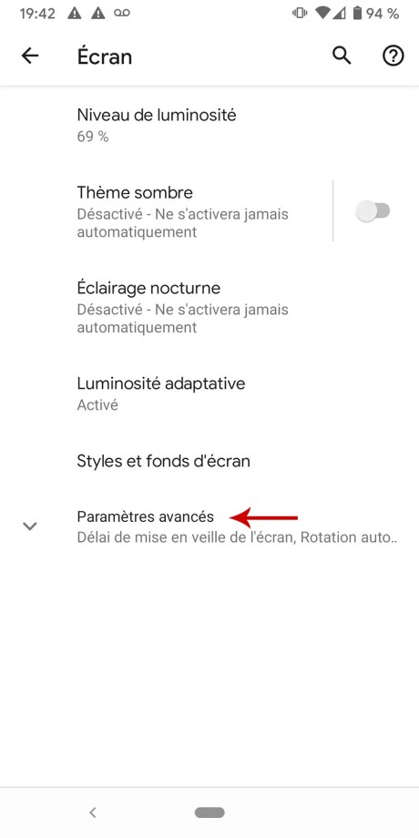 Comment régler le délai de mise en veille sur Android 03