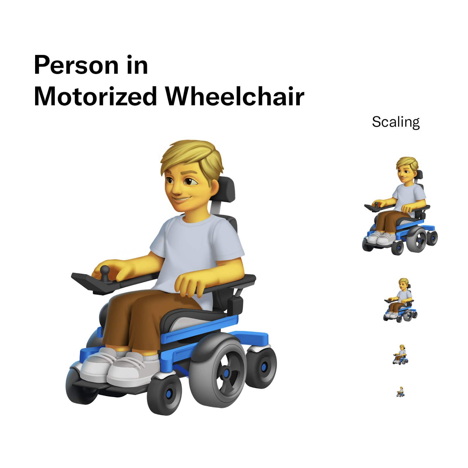 Les propositions d'emoji pour illustrer le handicap // Source : Twitter Design