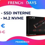 Ce performant SSD NVMe (format M.2) avec 1 To de stockage est en forte promotion