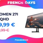 HP Omen 27i : un écran PC gaming QHD et 165 Hz avec 170 € de réduction