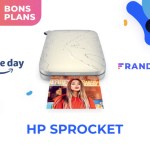 Promotion sur l'imprimante HP Sprocket pour le Prime Day 2021 d'Amazon.