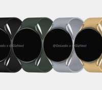 Rendu de la Samsung Galaxy Watch Active 4 // Source : OnLeaks et GizNext