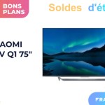 En solde, le Xiaomi Mi TV Q1 de 75 pouces perd 500 euros de son prix