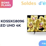 Avec 300 € de moins, ce TV LED 4K 55 pouces de Sony est un excellent deal