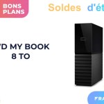 Le disque dur externe WD My Book 8 To est soldé à seulement 145 euros