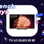 La LG 55 pouces de la gamme B1 2021 est la plus abordable des TV OLED pour les French Days