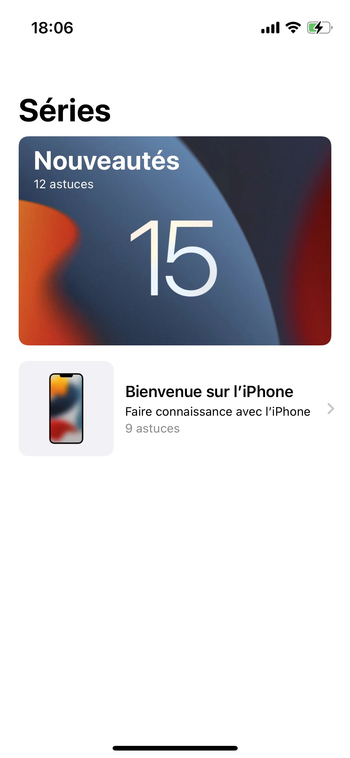 iOS 15 nouveautés (1)