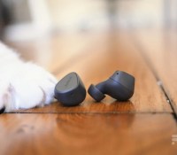 Les Jabra Elite 3 avec une patte de chat // Source : Frandroid