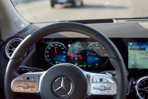 Interface du Mercedes EQA // Source : Florent-Sinan Brunel pour Frandroid