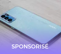 L'arrière de l'Oppo Reno 6 possède un revêtement Glow. // Source : Frandroid - Anthony Wonner