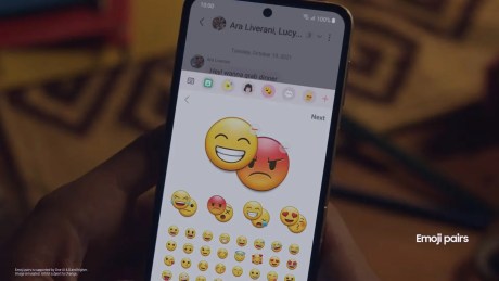 Les double émoji de Samsung One UI 4