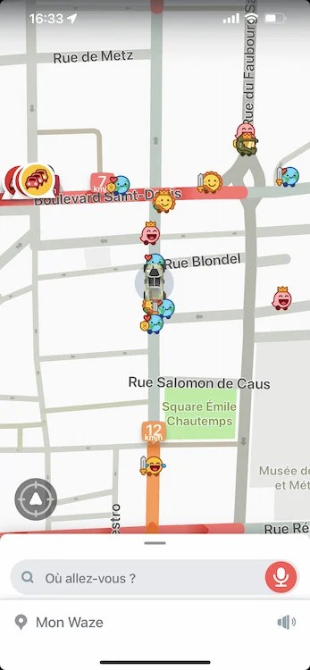 Source : Waze