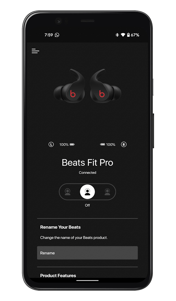 Beats Fit Pro - Connexion Android
