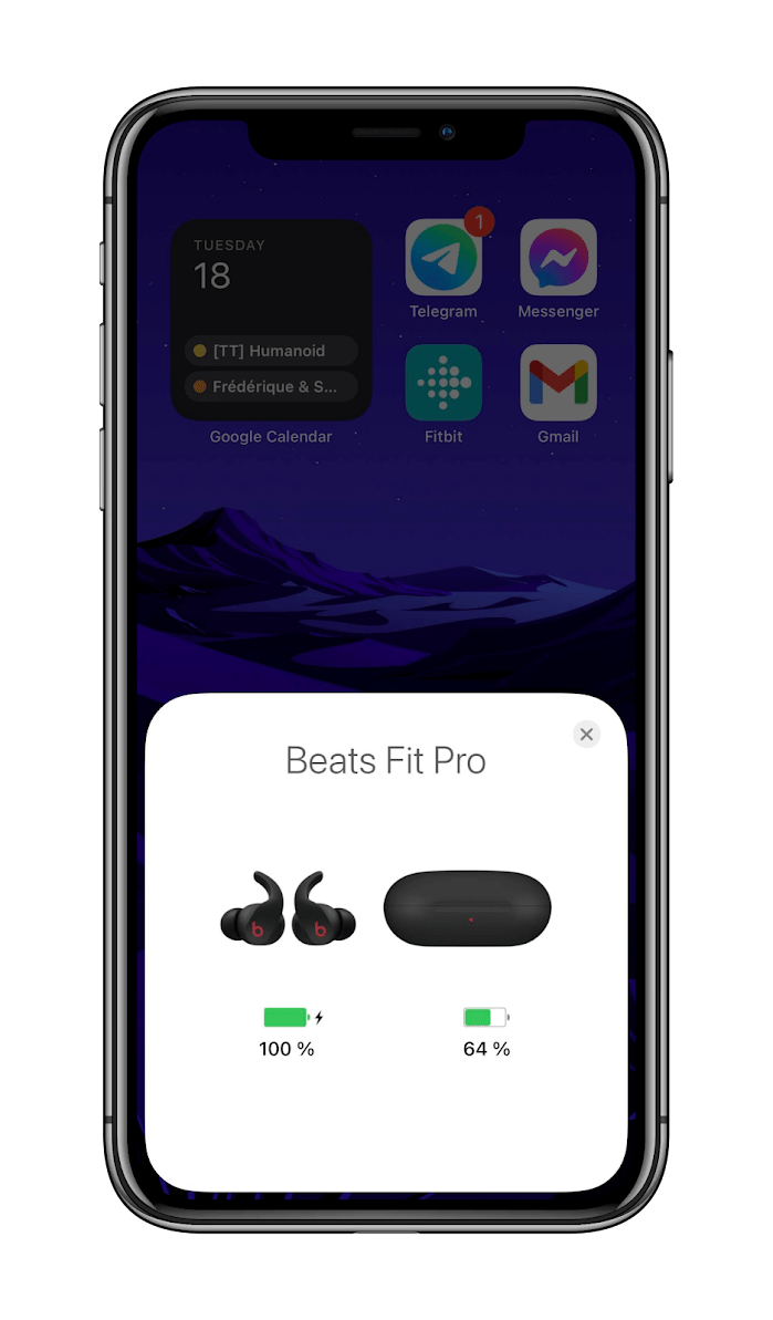 Beats Fit Pro - Connexion iOS