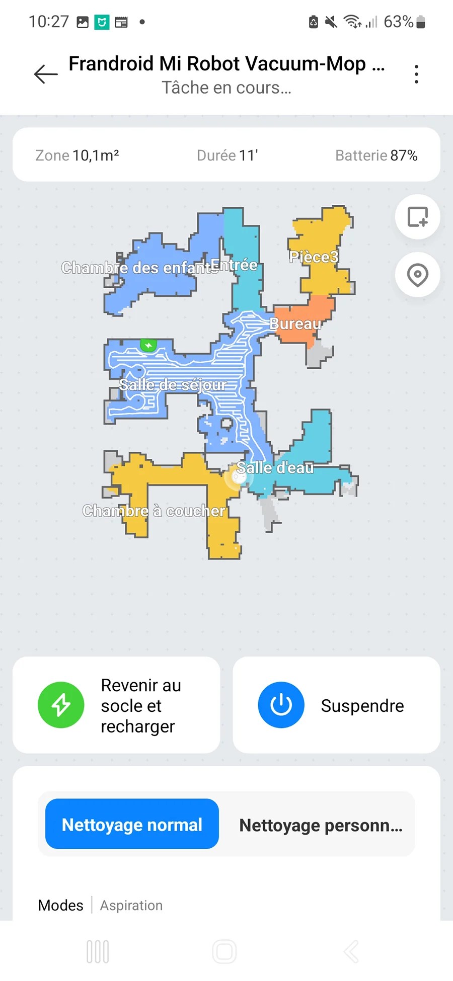 Enfin, vous pouvez renommer les pièces selon votre bon vouloir // Source : Yazid Amer - Frandroid