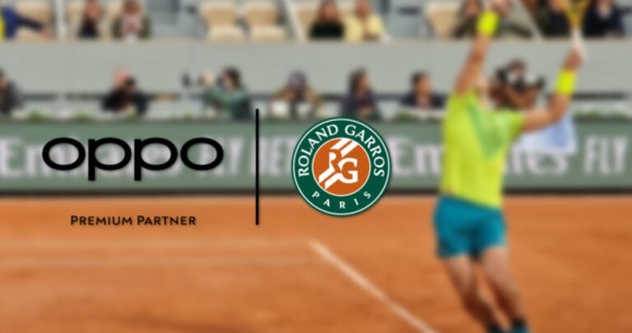 Oppo est partenaire officiel de Roland-Garros // Source : Frandroid