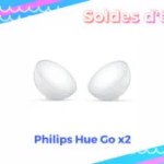 Ce pack 2 lampes connectées Philips Hue Go perd 100€ pendant les soldes