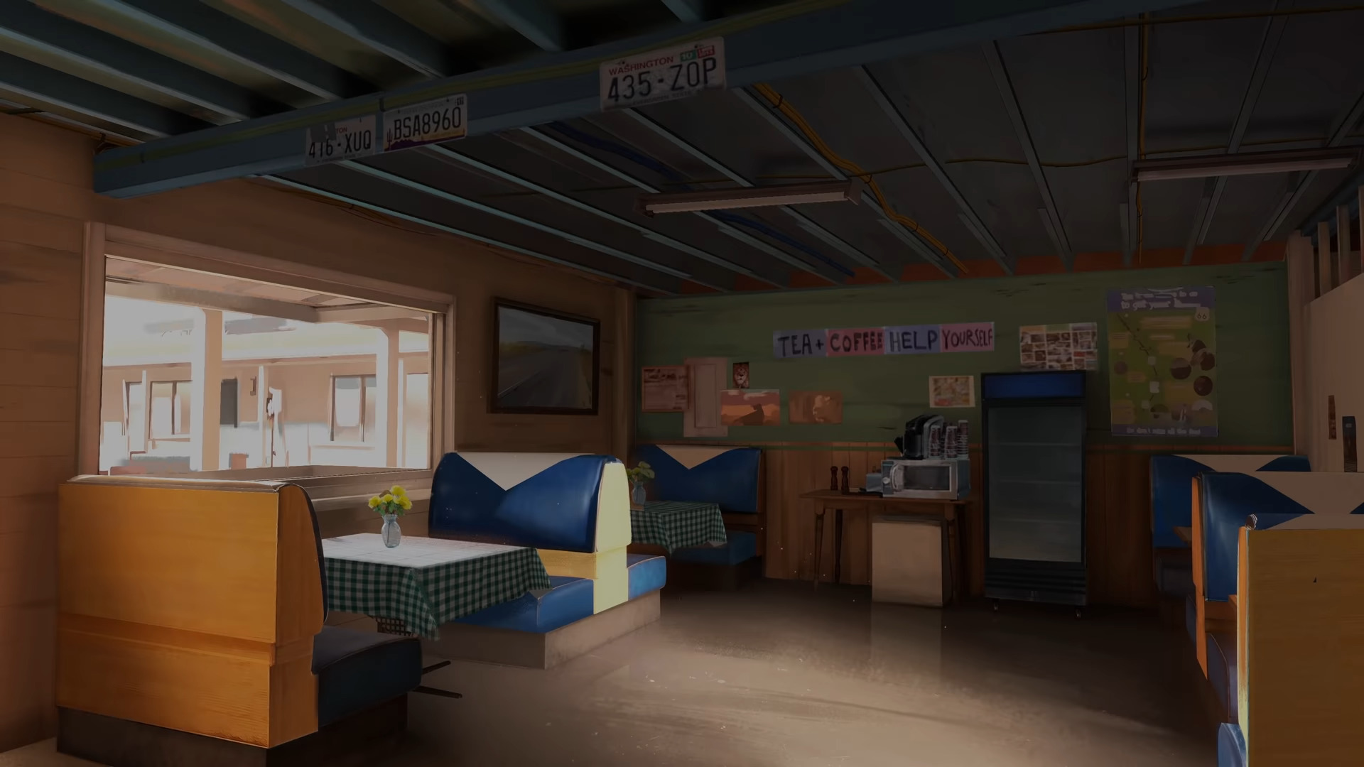 "As Dusk Falls" : le décor à son entrée dans le moteur Unity // Source : Interior/Night - Xbox