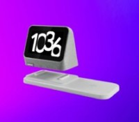 lenovo smart clock 2 fond violet