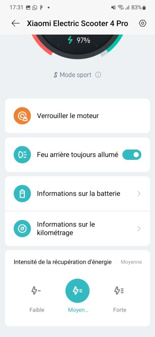 App Xiaomi trottinette électrique (1)