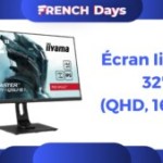 Ce moniteur gaming 32″ propose du 165 Hz et du QHD pour moins de 300 € pour les French Days