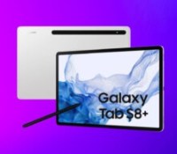 samsung galaxy tab s8 plus fond violet