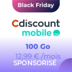 Pour le Black Friday, ce forfait mobile 100 Go à petit prix est offert pendant 2 mois