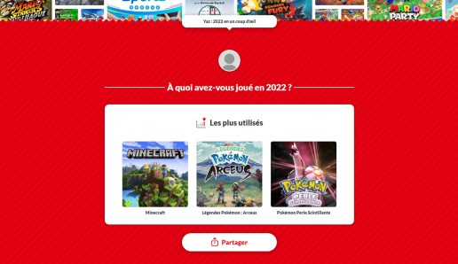 NintendoSwitch2022 comment connaitre son résumé Nintendo Switch en un coup d'oeil 02