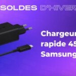 Le chargeur rapide Samsung (45 W) voit son prix diviser par 2 pour les soldes