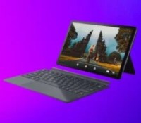 Lenovo Tab P11 avec clavier fond violet