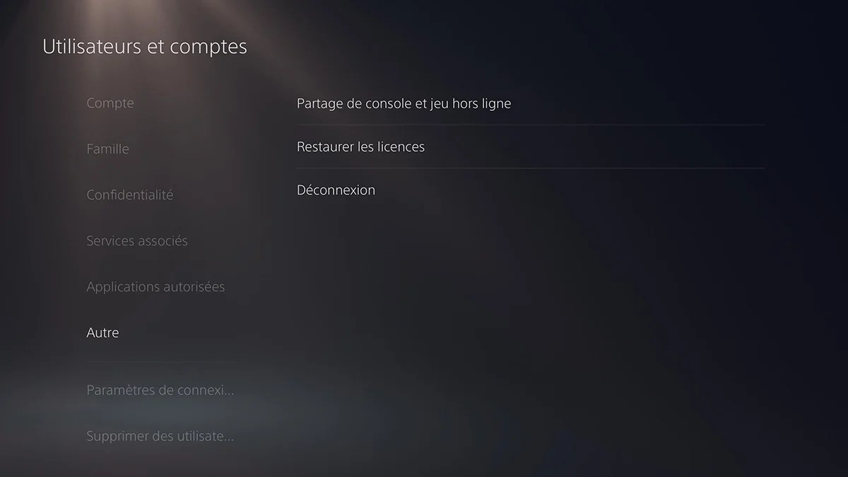 Comment partager son compte PlayStation E