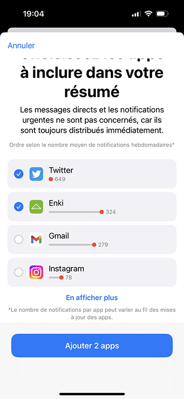 Comment rendre plus discret l’affichage des notifications sous iOS 16 04