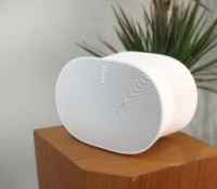 La nouvelle enceinte Sonos Era 300 // Source : Maxime Johnson