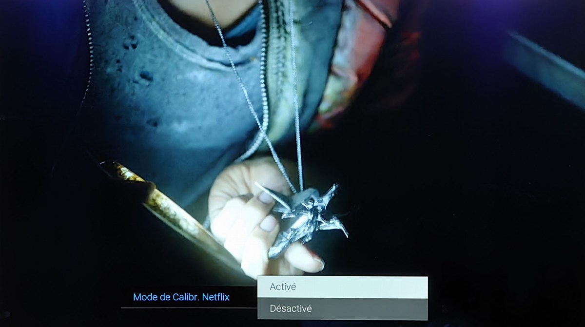 Le mode calibré pour Netflix.