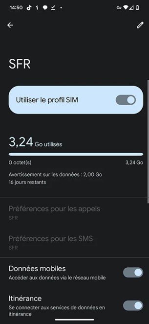 Comment mesurer son utilisation des données sur Android 03